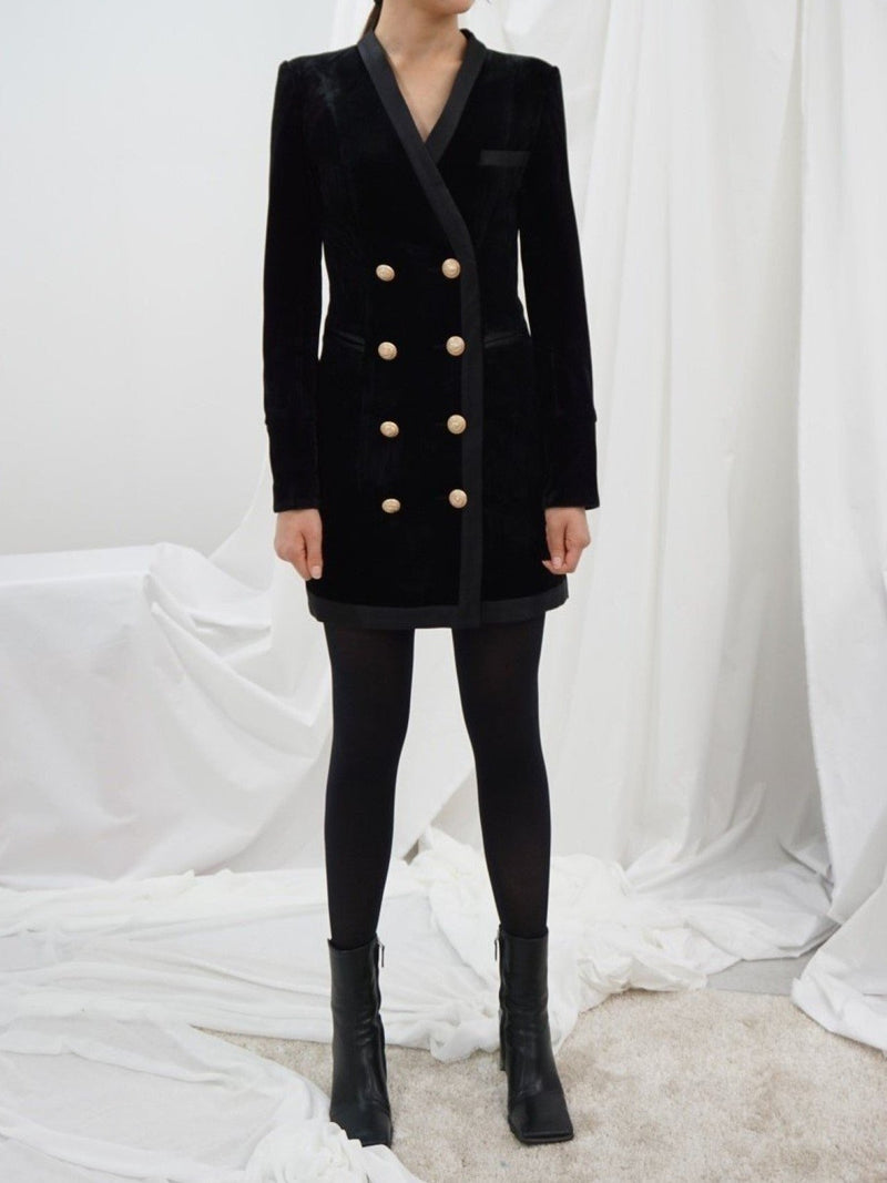 BALMAIN VELVET DRESS