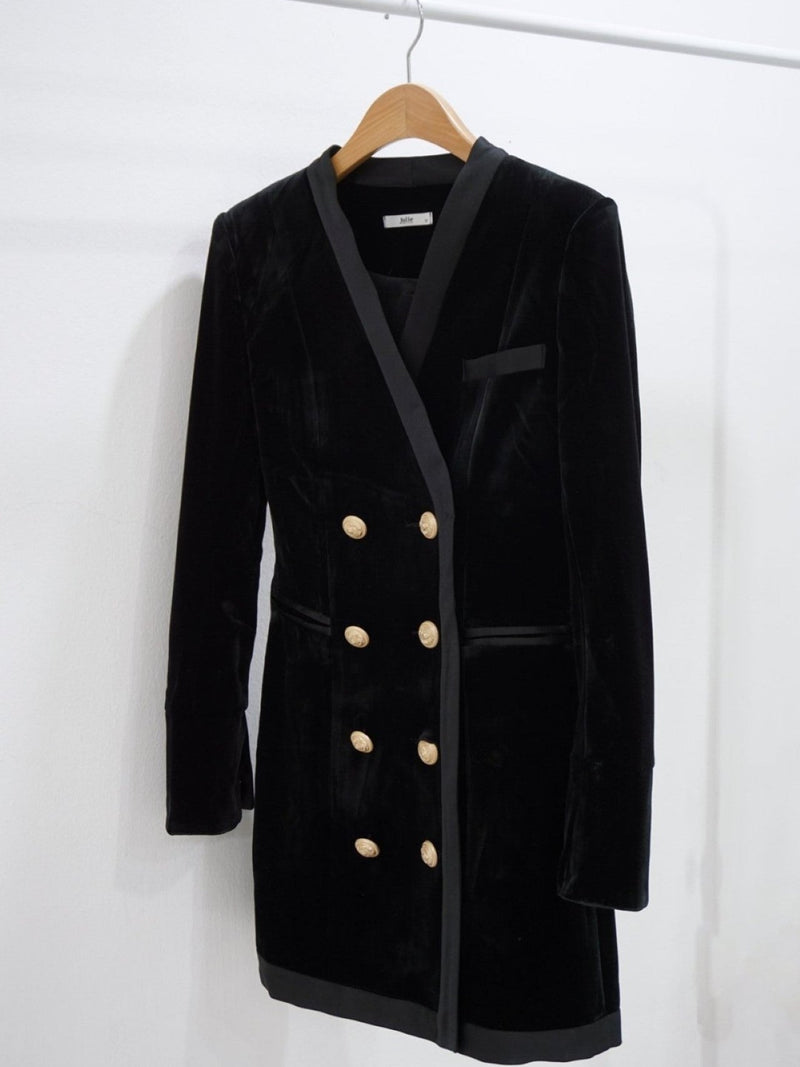 BALMAIN VELVET DRESS