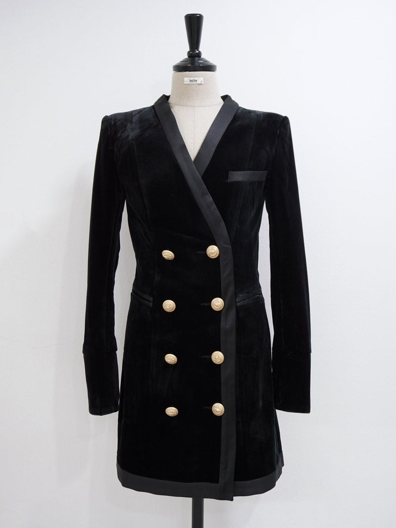 BALMAIN VELVET DRESS