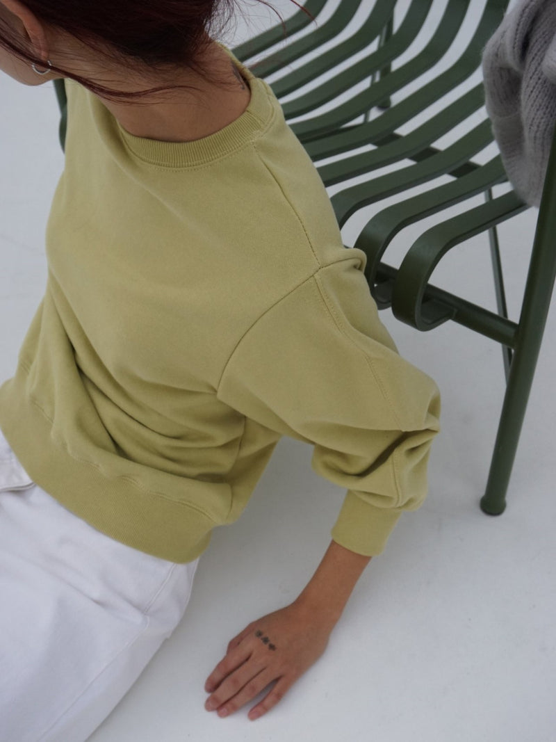 BASIC COTTON SWEATSHIRT