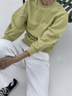 BASIC COTTON SWEATSHIRT