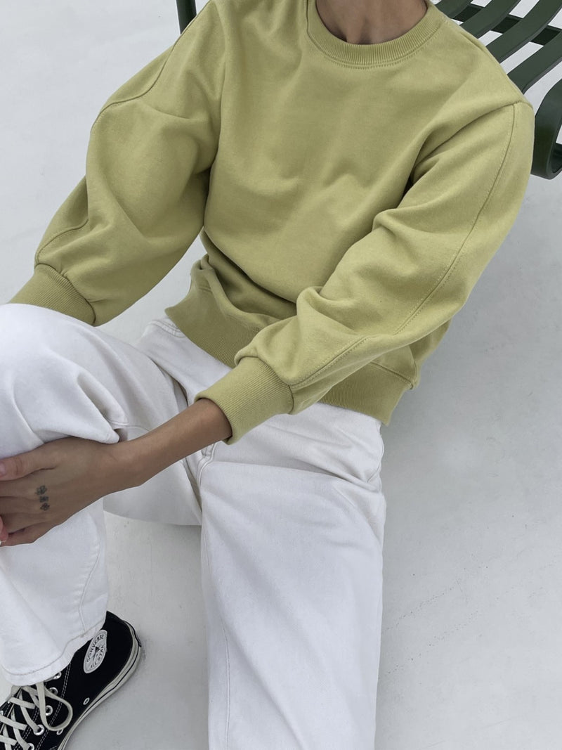 BASIC COTTON SWEATSHIRT