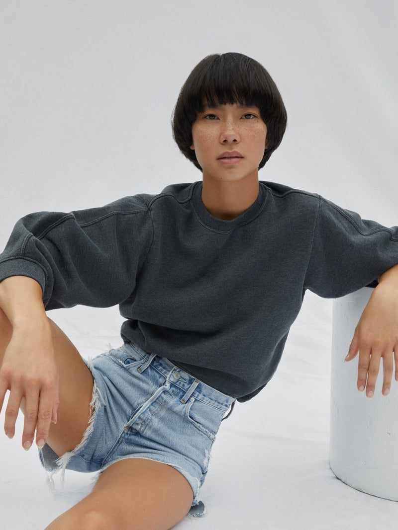 BASIC COTTON SWEATSHIRT