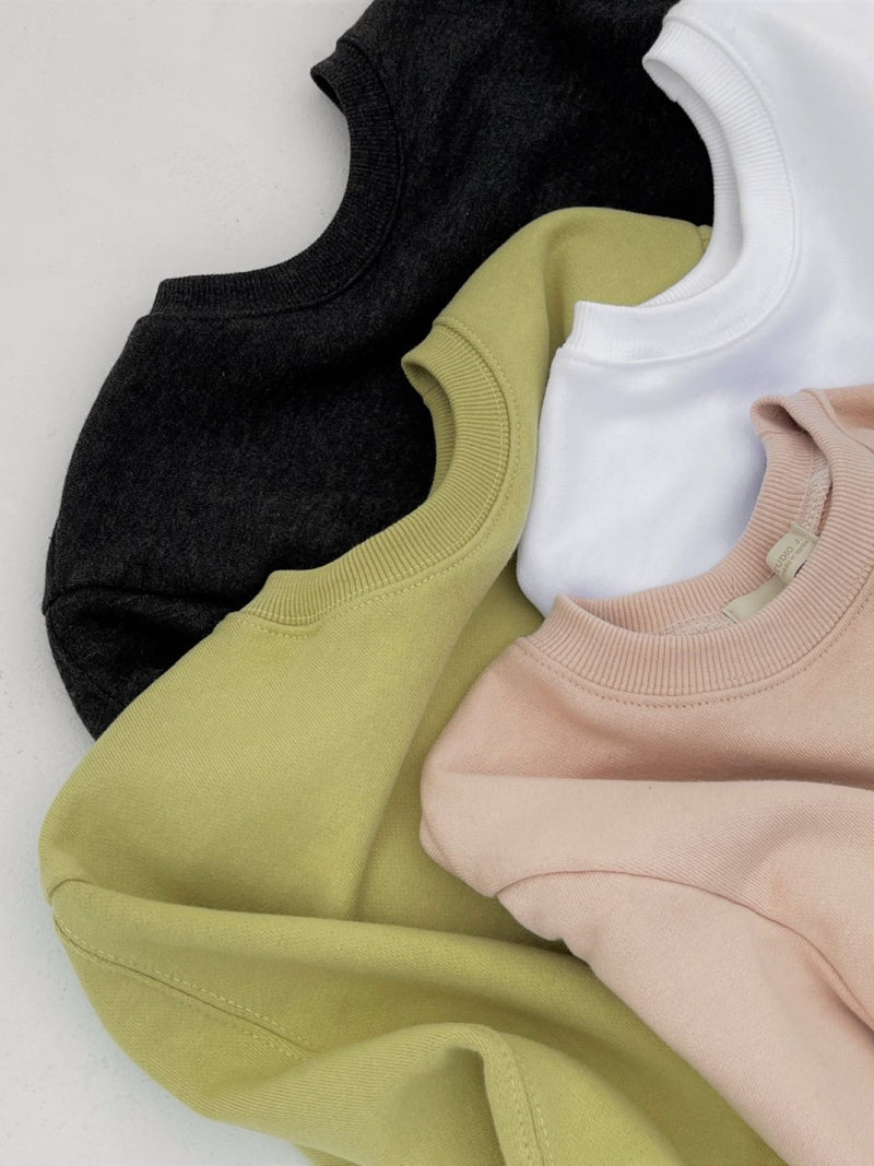 BASIC COTTON SWEATSHIRT