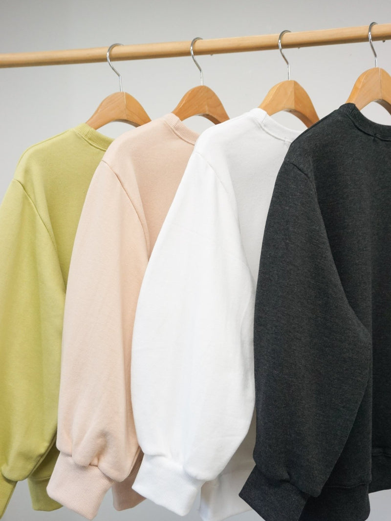 BASIC COTTON SWEATSHIRT