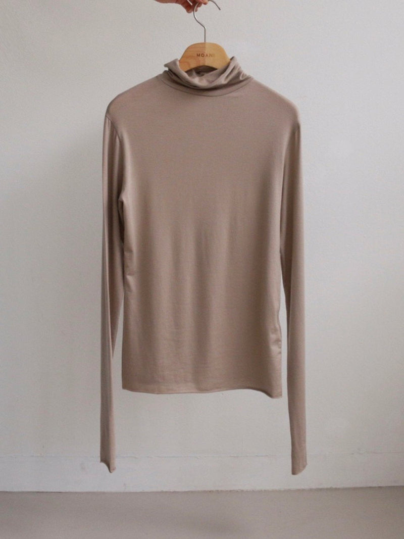 BASIC TURTLENECK LONG SLEEVE T-SHIRT