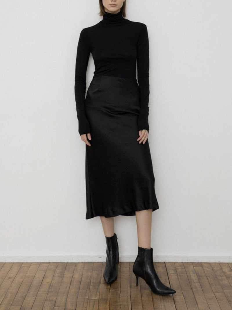 BASIC TURTLENECK LONG SLEEVE T-SHIRT