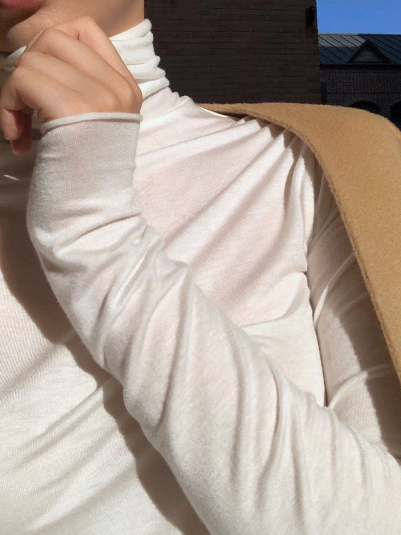 BASIC TURTLENECK LONG SLEEVE T-SHIRT