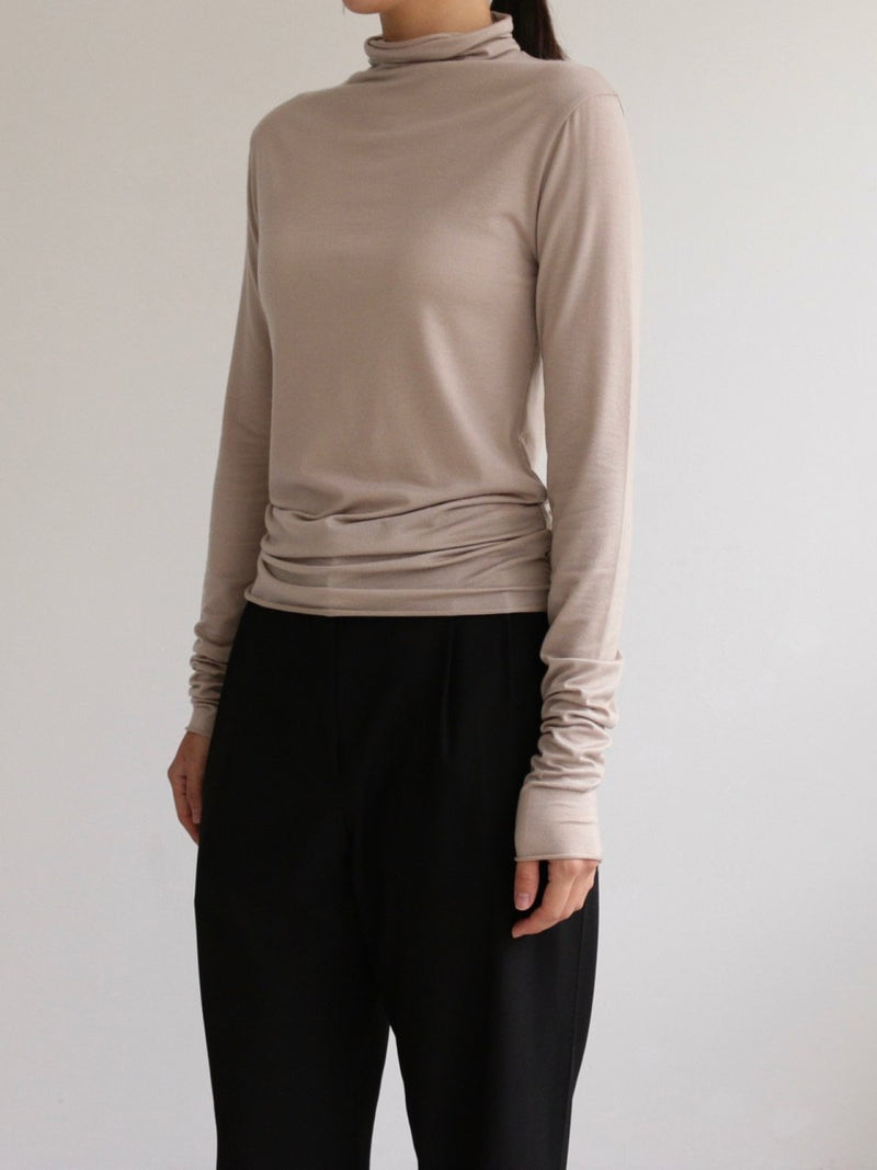 BASIC TURTLENECK LONG SLEEVE T-SHIRT
