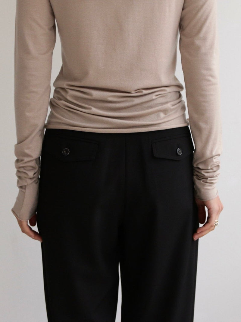 BASIC TURTLENECK LONG SLEEVE T-SHIRT