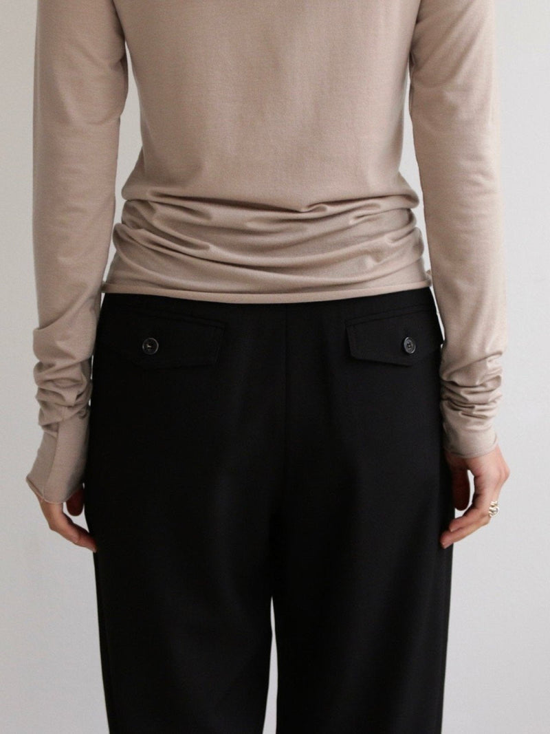 BASIC TURTLENECK LONG SLEEVE T-SHIRT