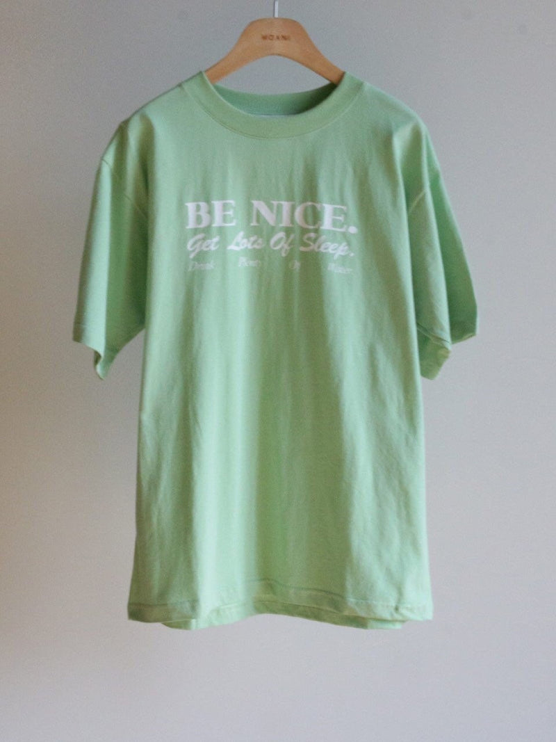 BE NICE PRINTED COTTON T-SHIRT