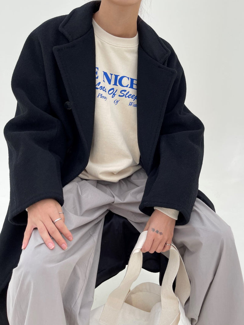 BE NICE PRINTED SWEATSHIRT