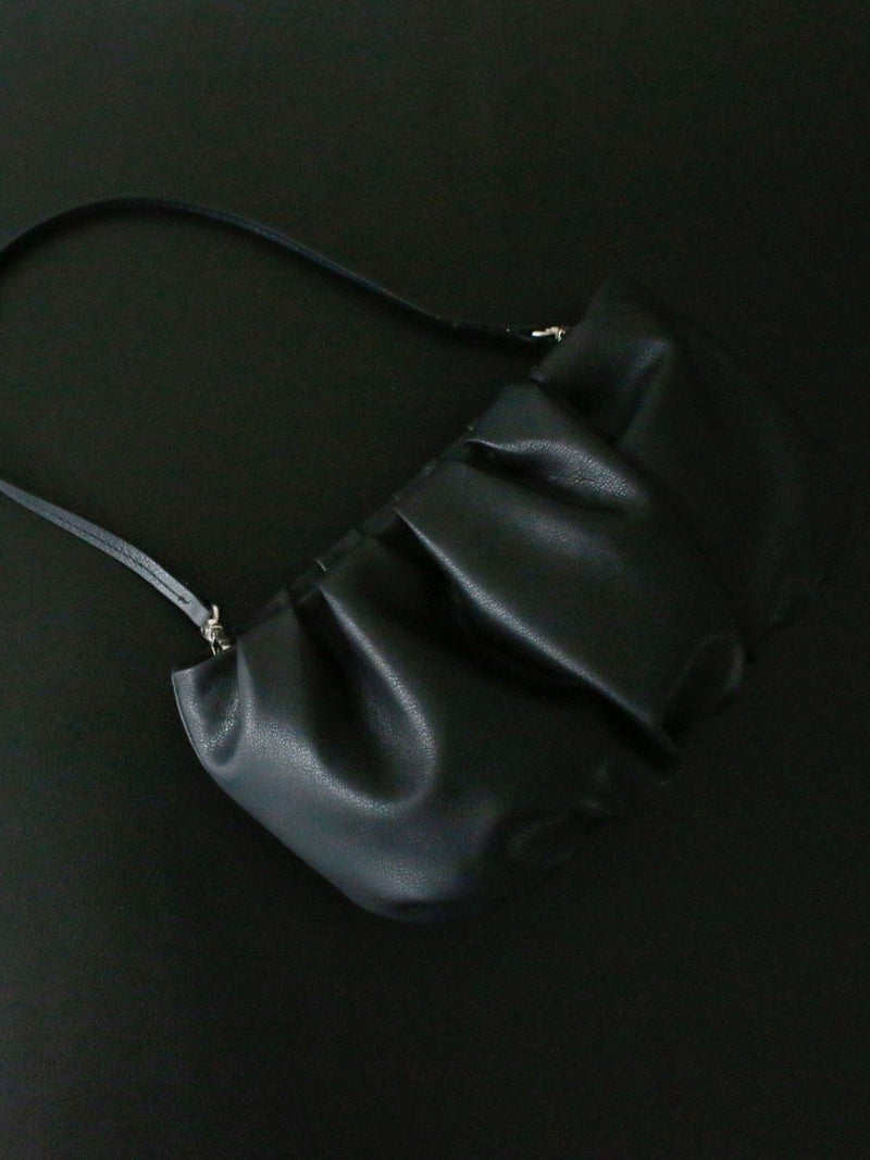 VEGAN LEATHER BEAN SHOULDER BAG