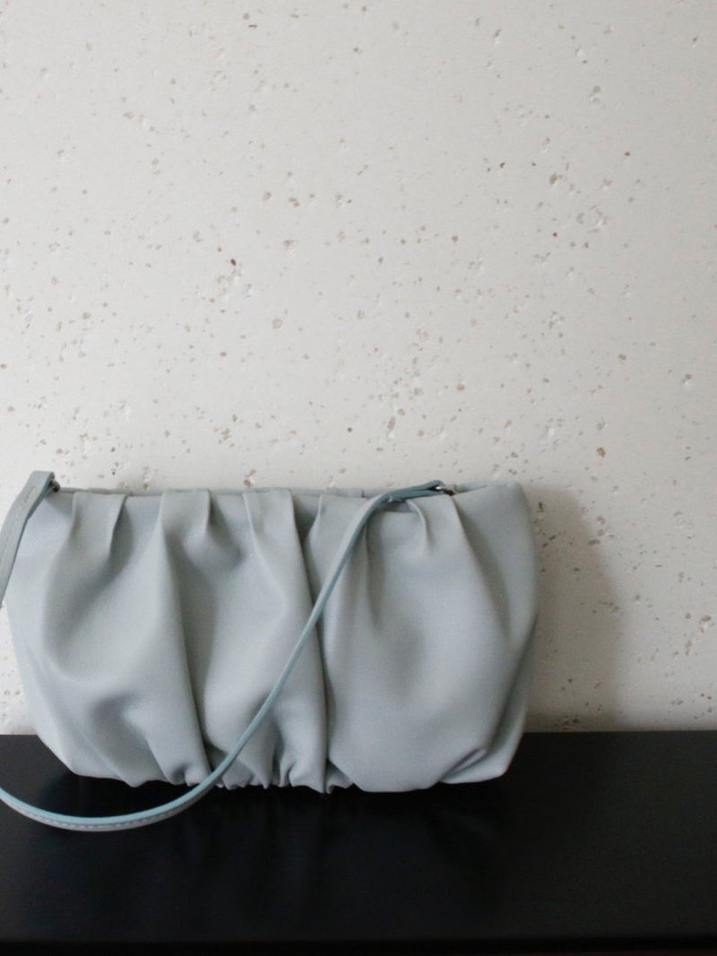 VEGAN LEATHER BEAN SHOULDER BAG