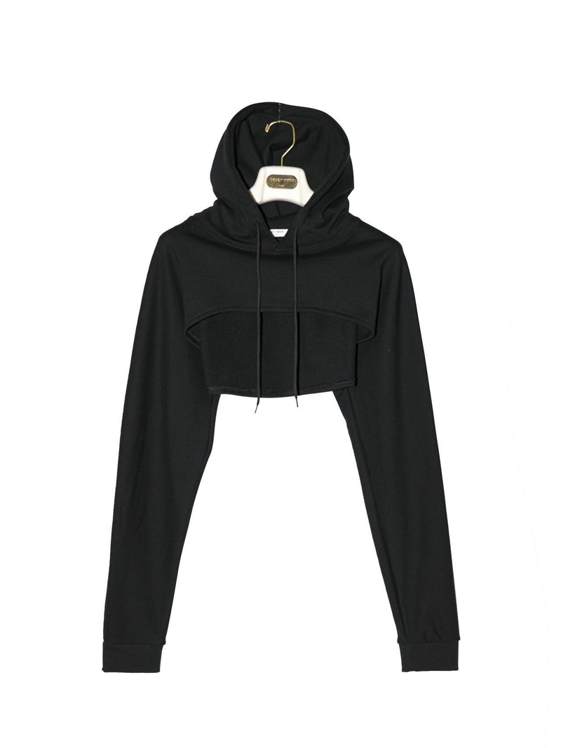BOLERO CROPPED HOODIE