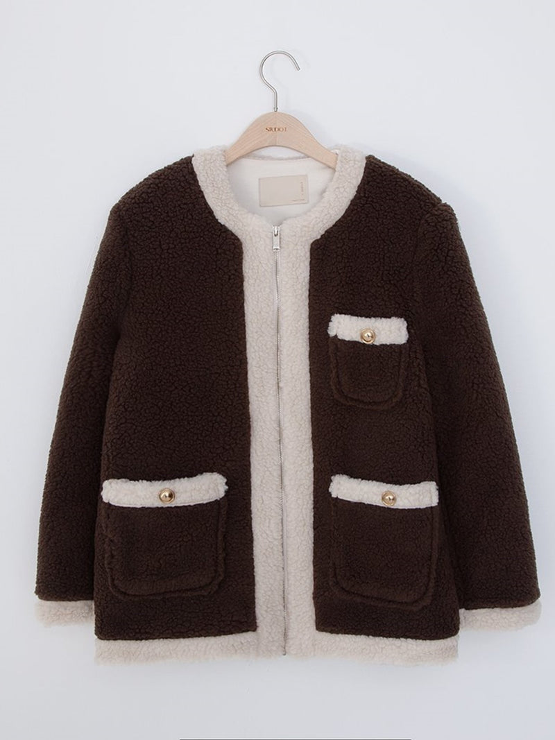 BOUCLE ZIP JACKET