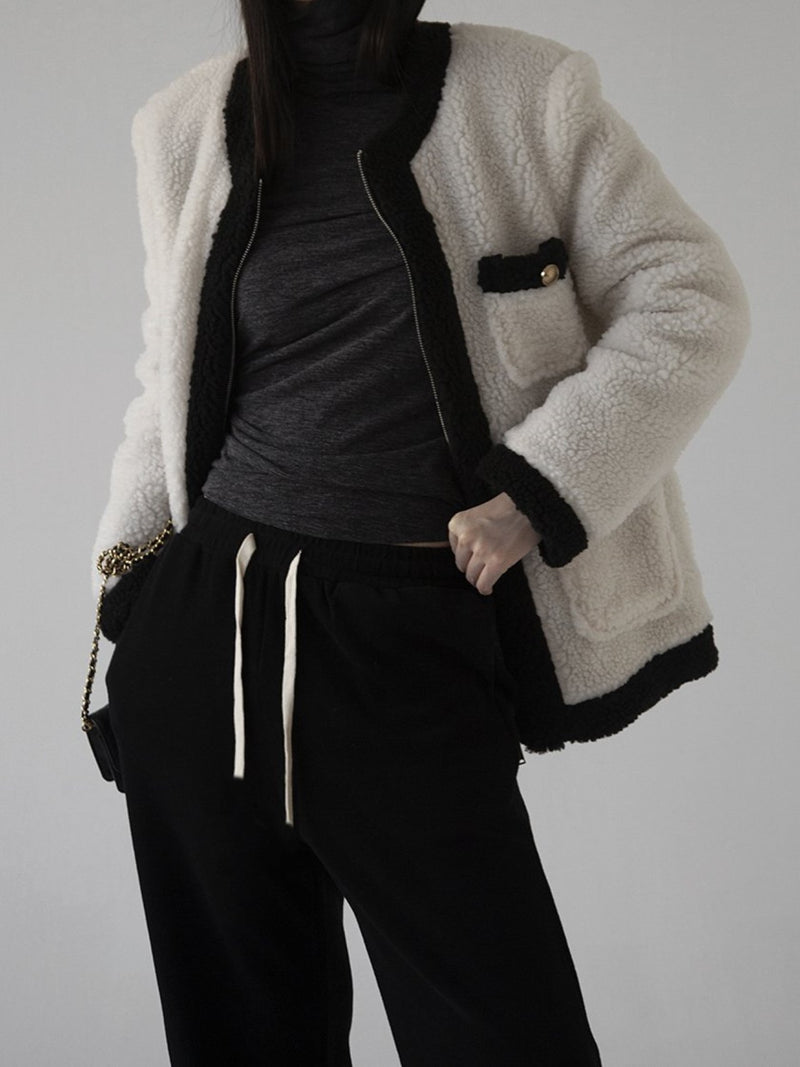 BOUCLE ZIP JACKET