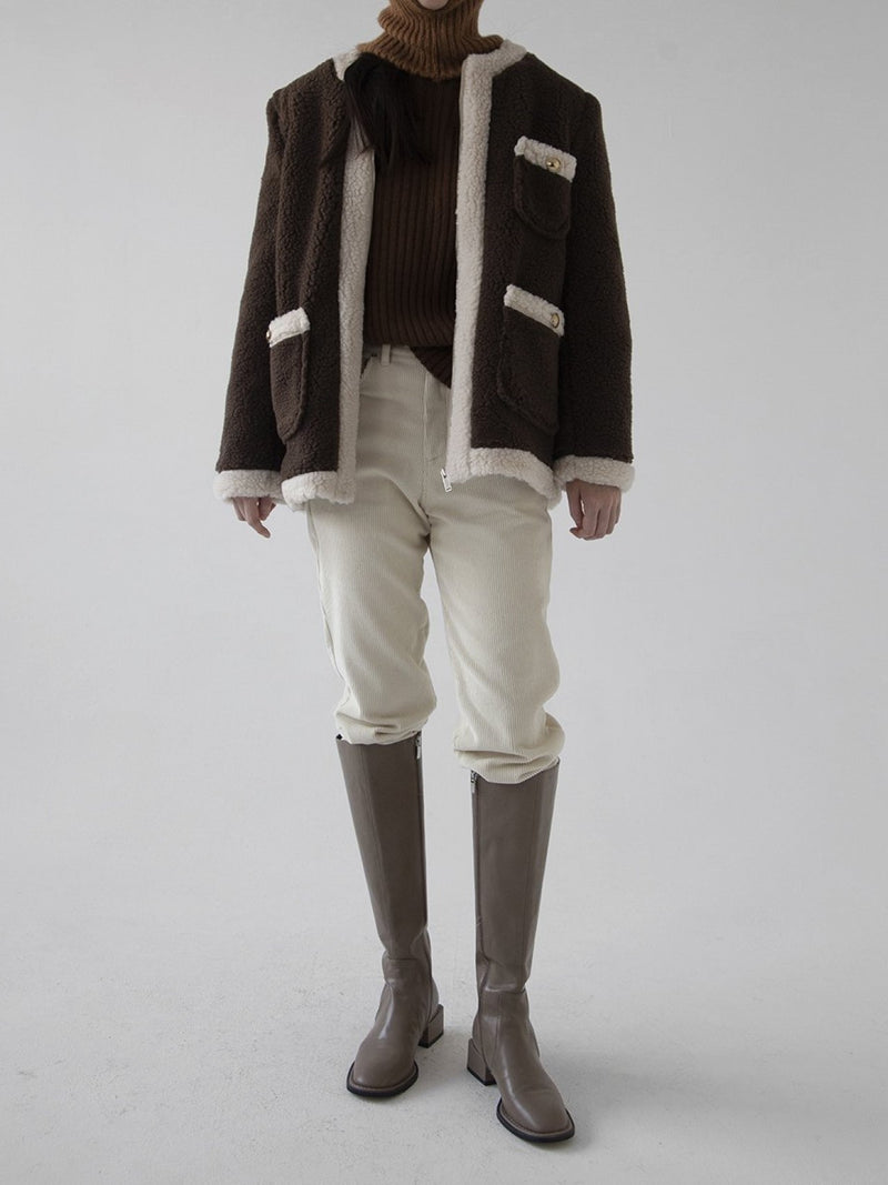 BOUCLE ZIP JACKET