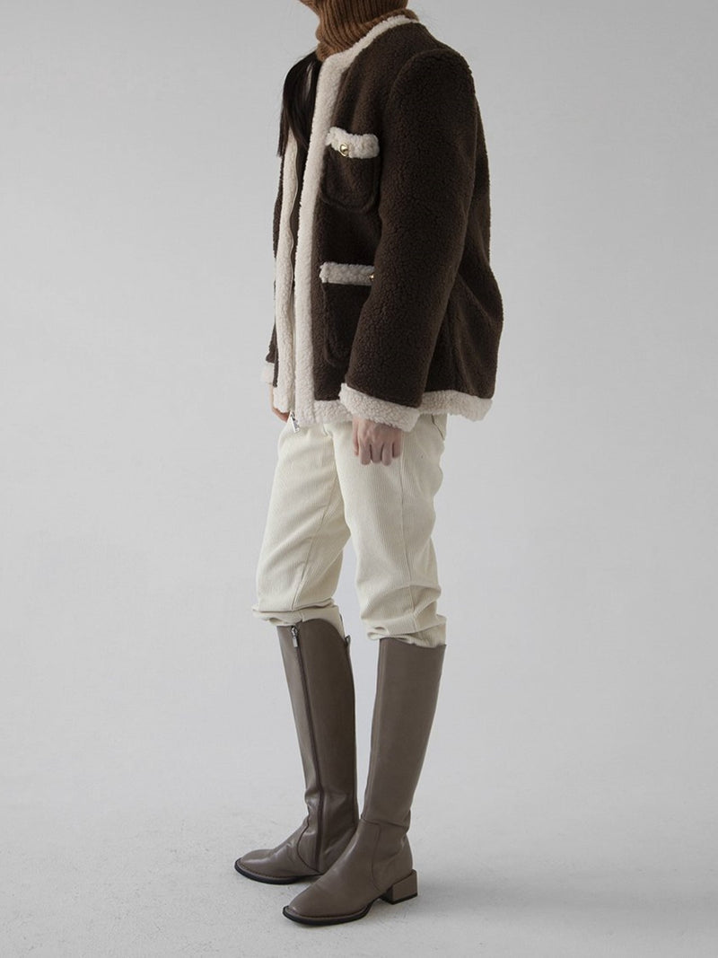 BOUCLE ZIP JACKET