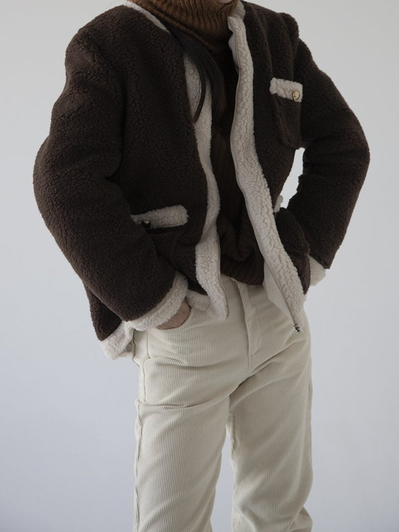 BOUCLE ZIP JACKET