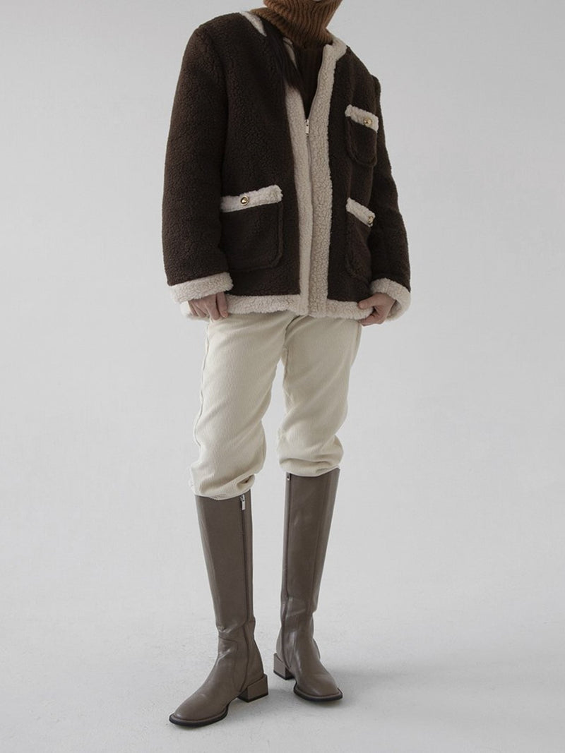 BOUCLE ZIP JACKET