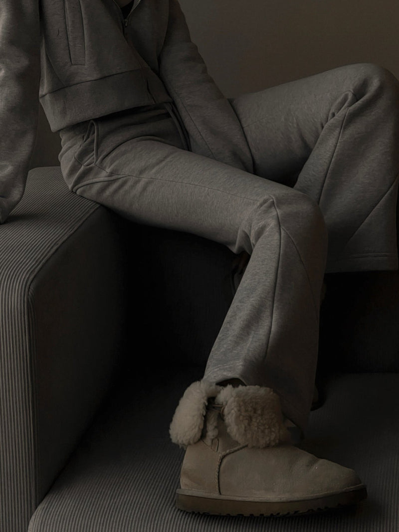 BOOT CUT FLARED SWEATPANTS