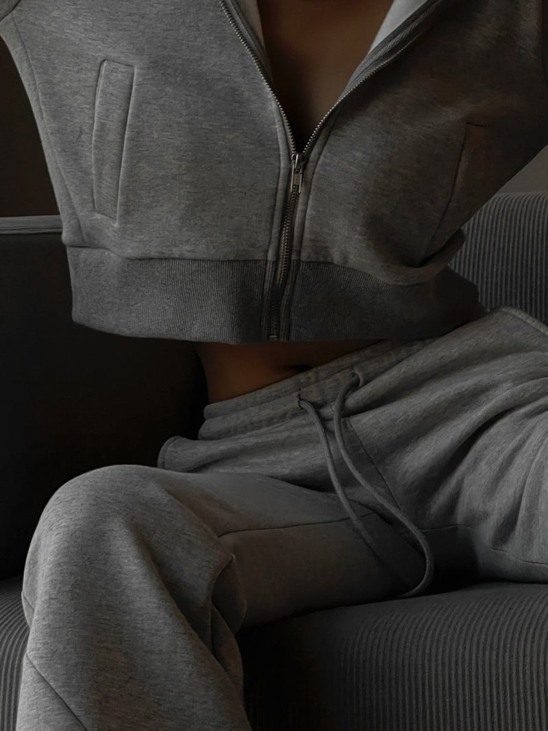 BOOT CUT FLARED SWEATPANTS