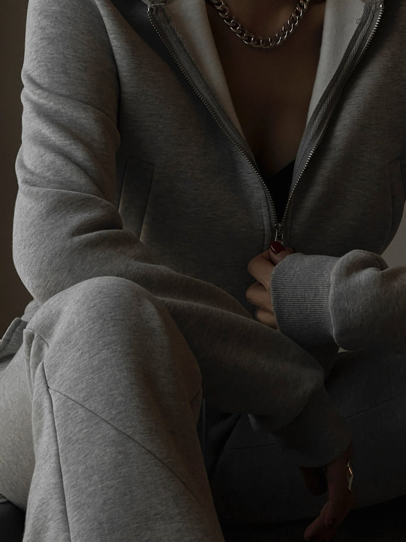 BOOT CUT FLARED SWEATPANTS