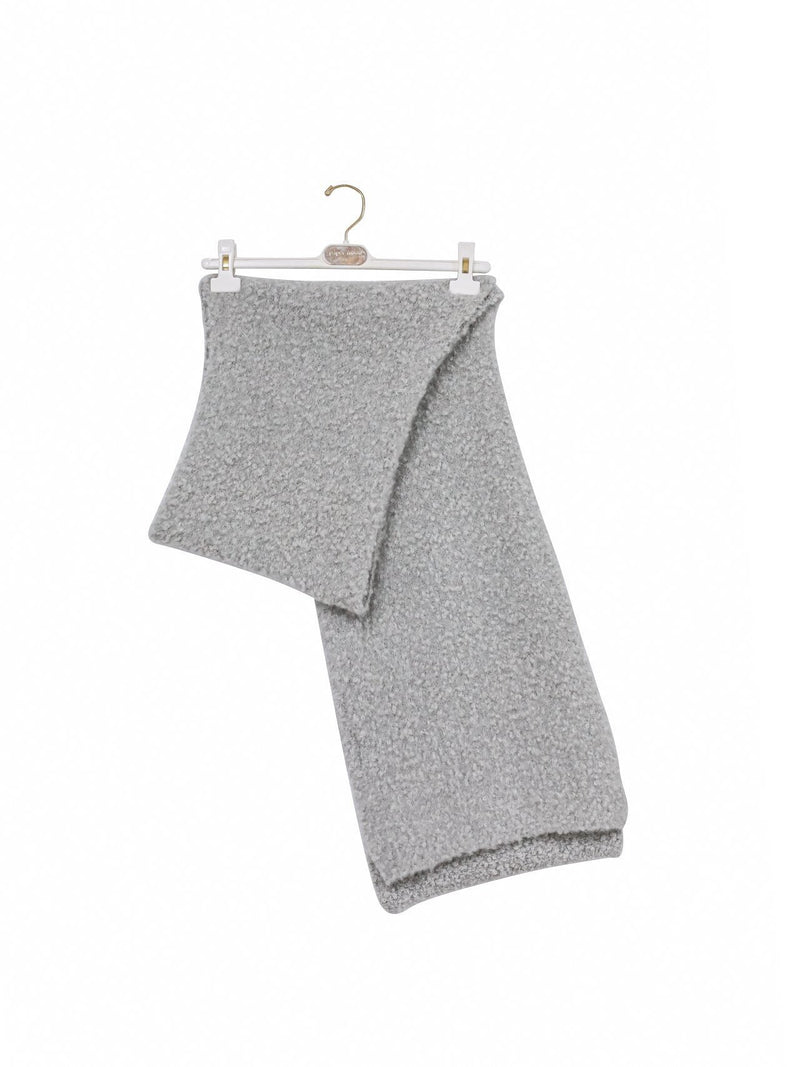 BOUCLE ALPACA WOOL BLEND MUFFLER