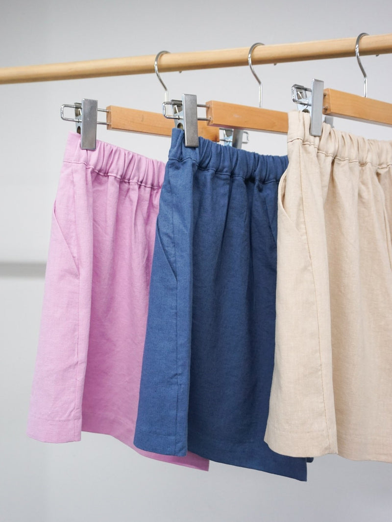 BUTTON BERMUDA SHORTS