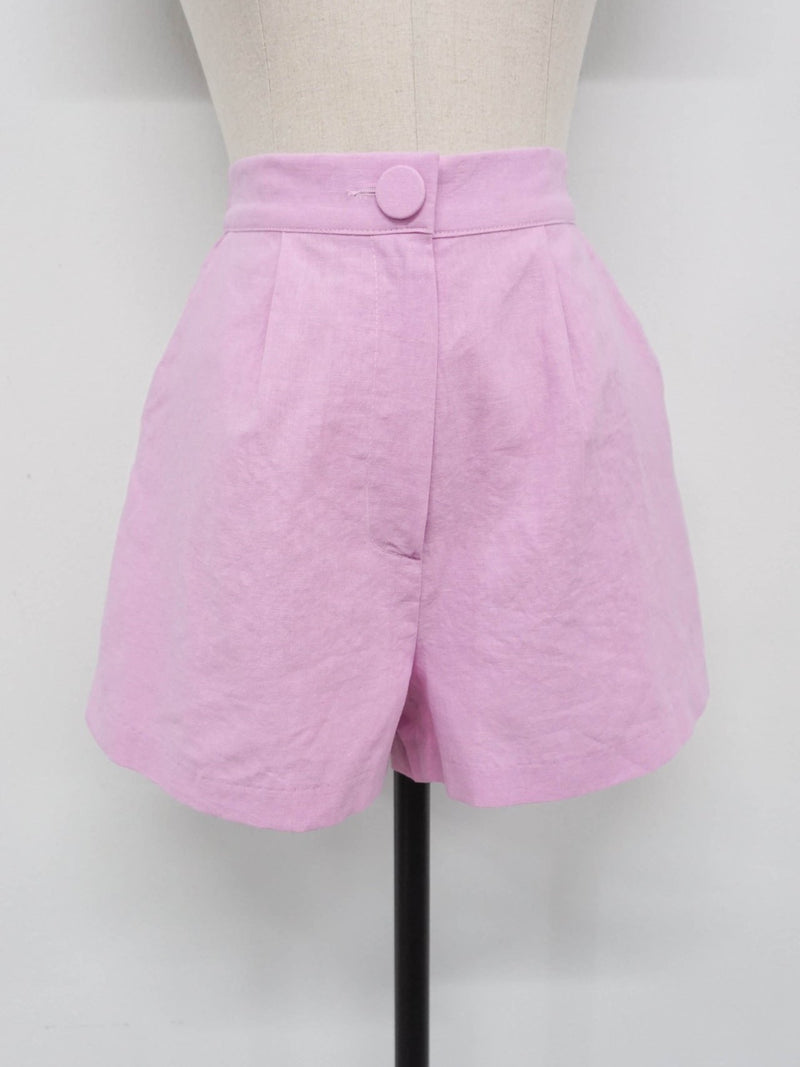BUTTON BERMUDA SHORTS