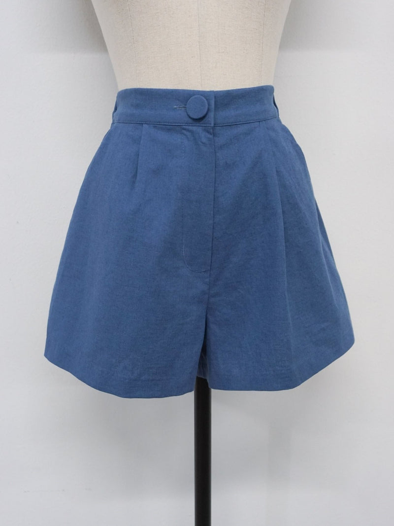 BUTTON BERMUDA SHORTS