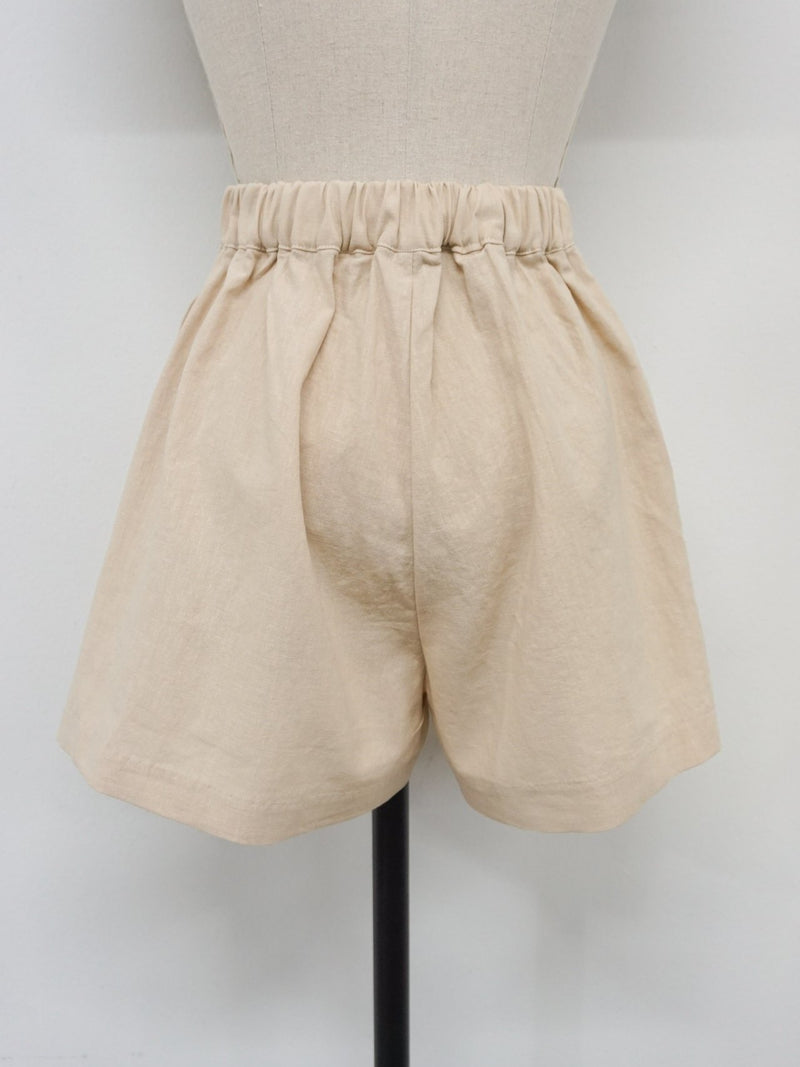 BUTTON BERMUDA SHORTS