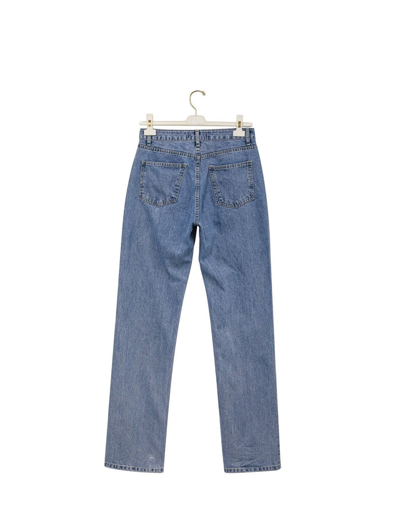 BUTTON FLY BOYFRIEND JEANS