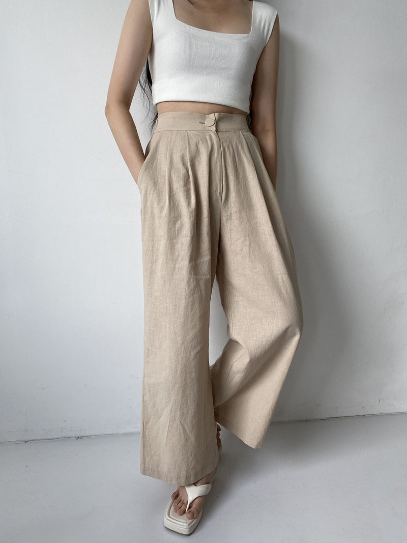 BUTTON LONG PANTS