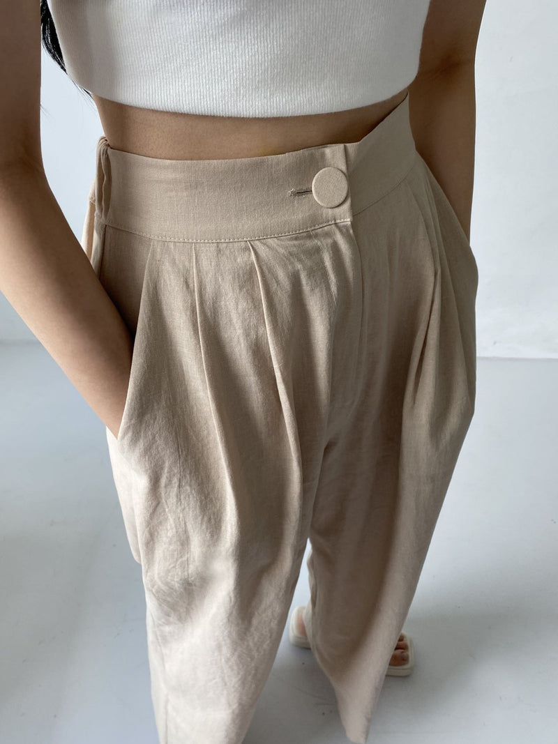 BUTTON LONG PANTS