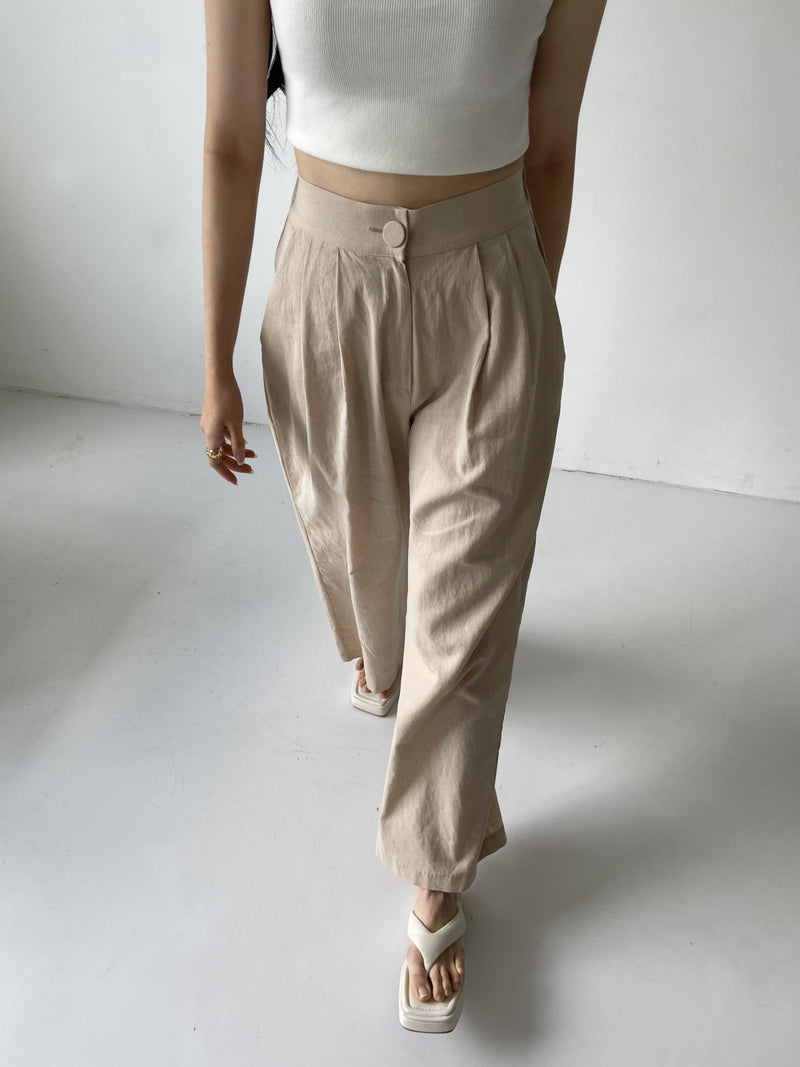 BUTTON LONG PANTS