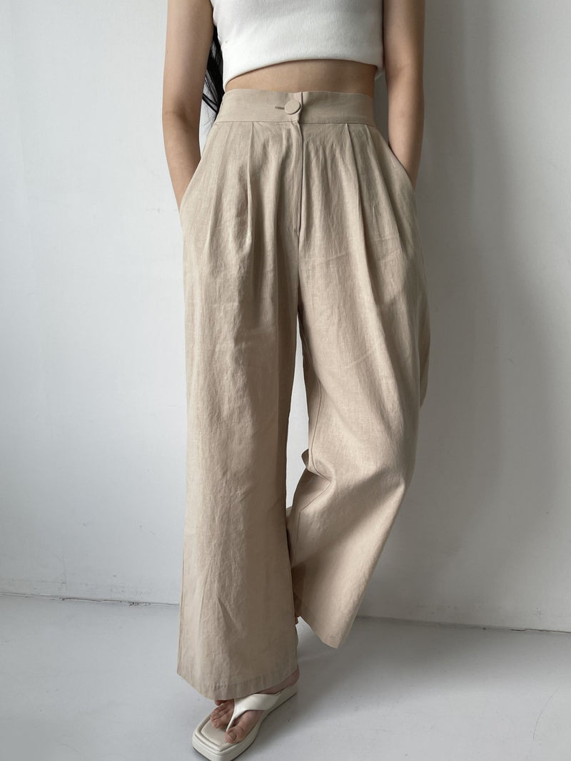BUTTON LONG PANTS