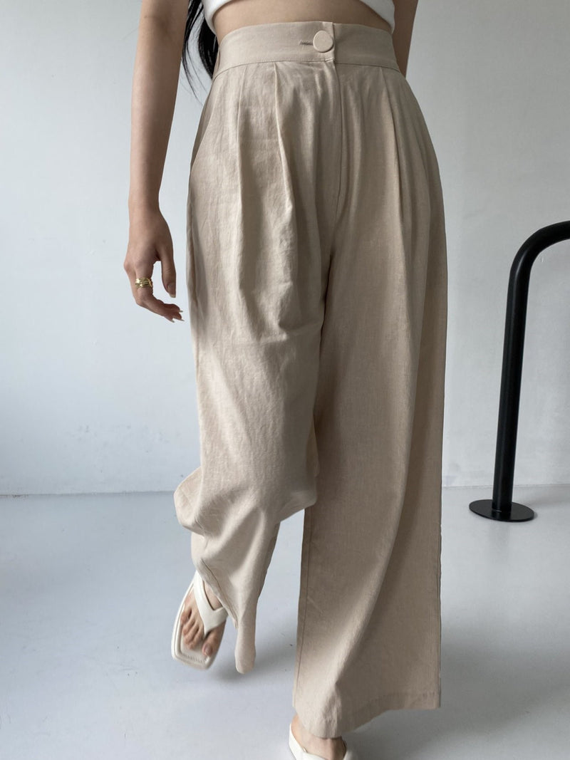 BUTTON LONG PANTS