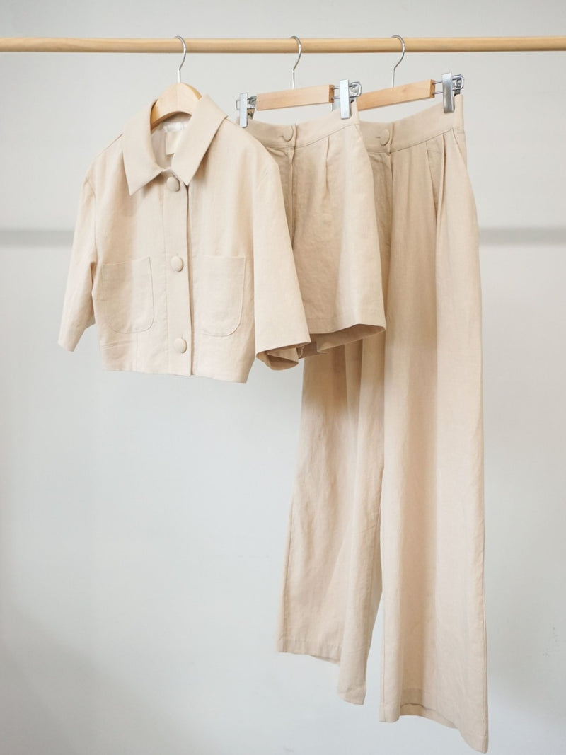 BUTTON LONG PANTS