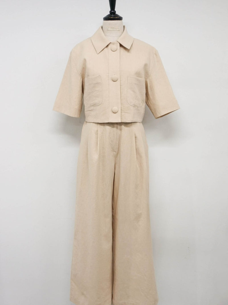 BUTTON LONG PANTS