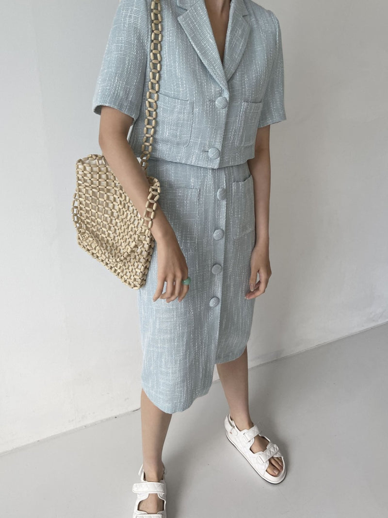 BUTTON STRUCTURED JACKET