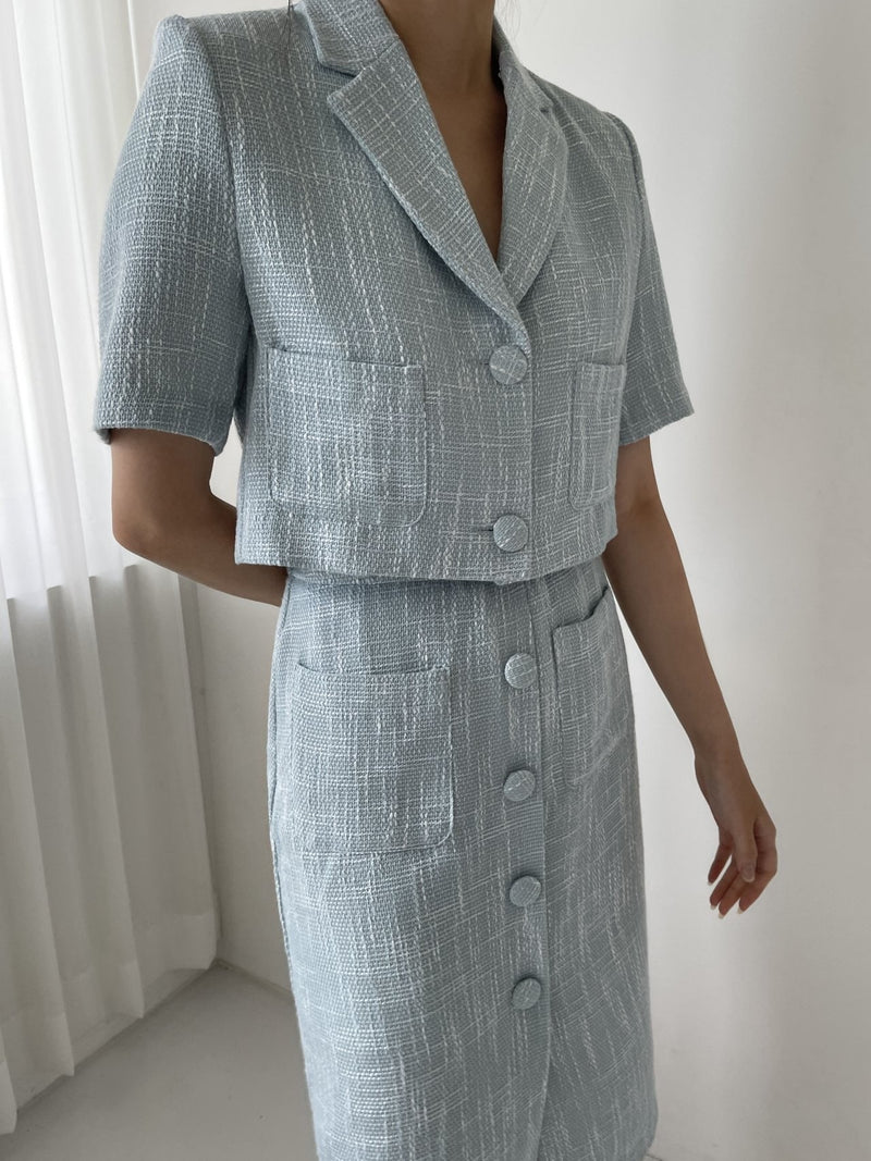 BUTTON STRUCTURED JACKET