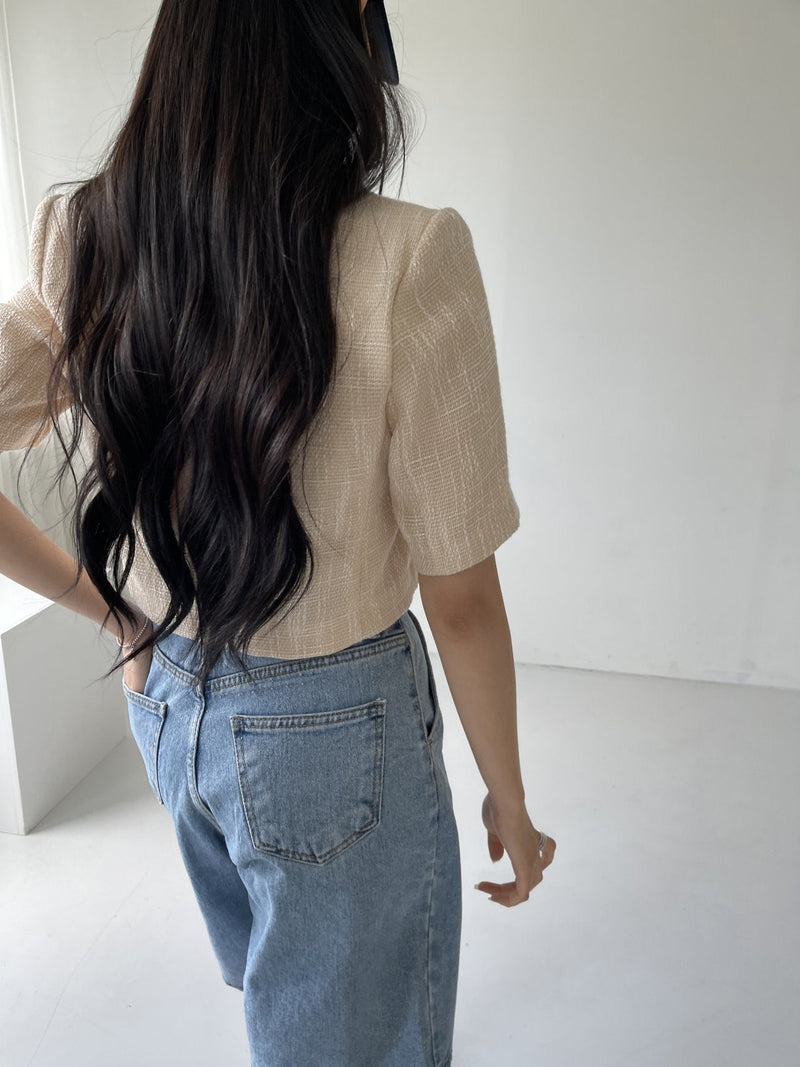 BUTTON STRUCTURED JACKET