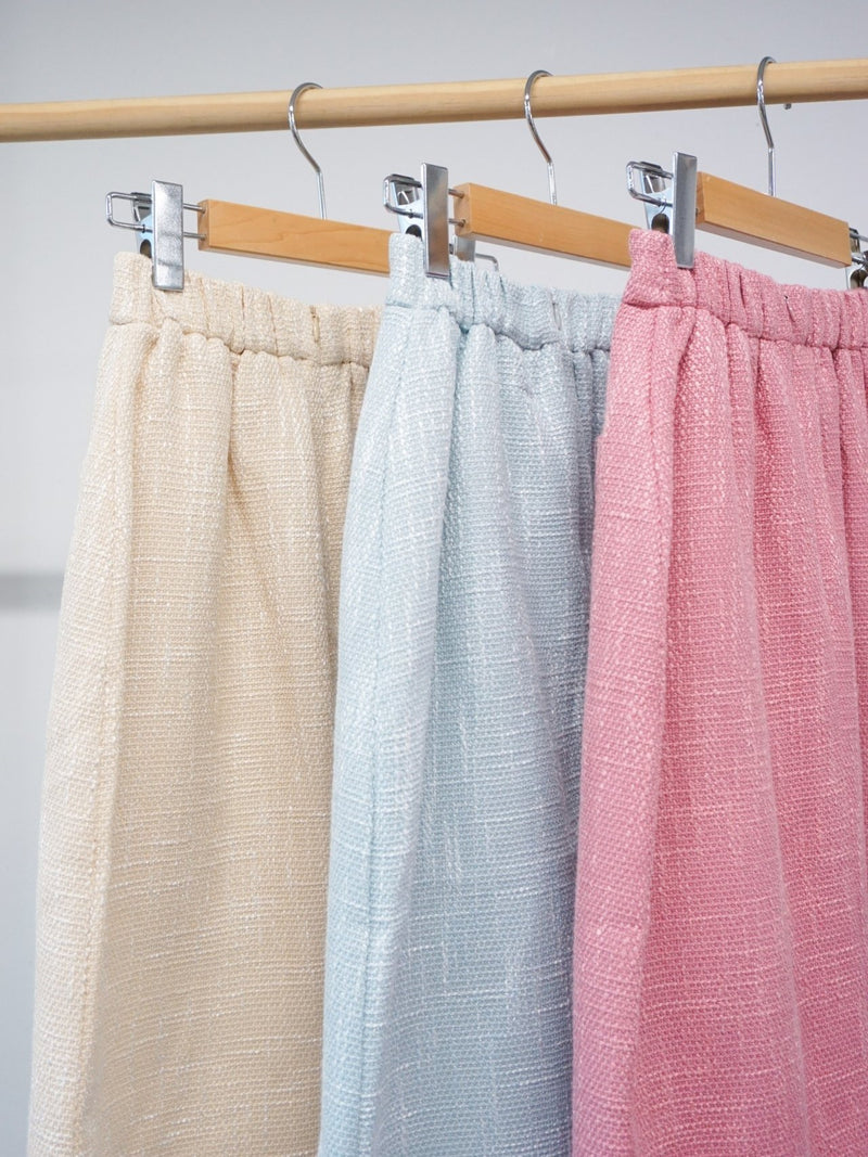 BUTTON STRUCTURED SKIRT