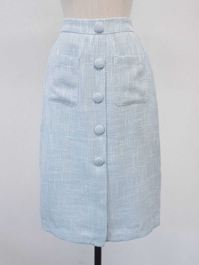 BUTTON STRUCTURED SKIRT