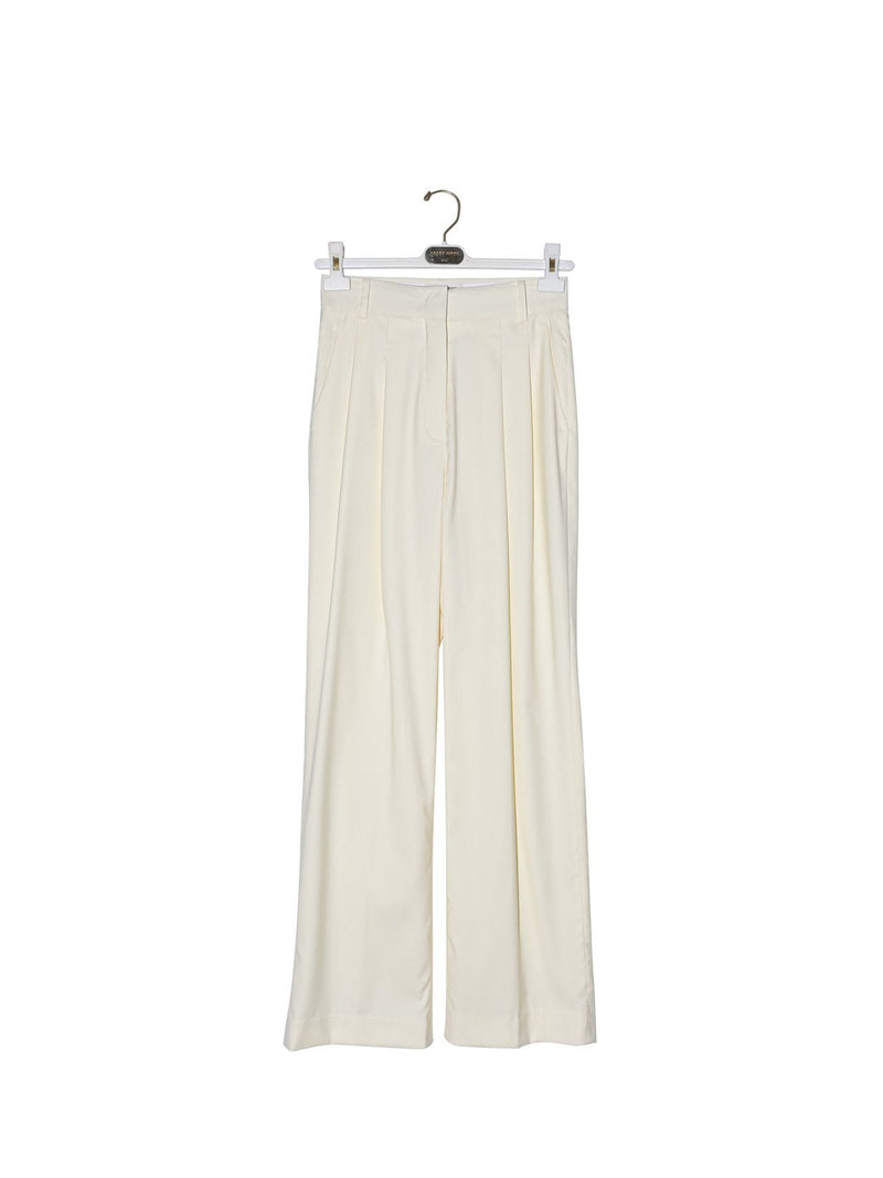 CANDY POP PIN TUCK WIDE TROUSERS