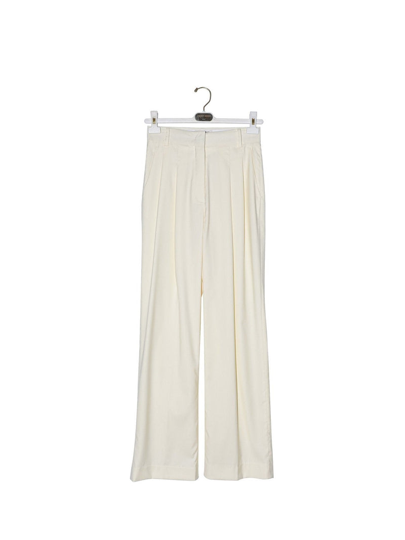 CANDY POP PIN TUCK WIDE TROUSERS