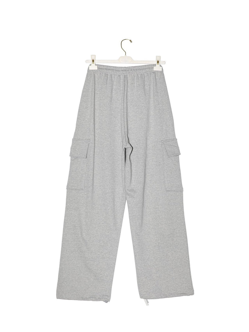 CARGO POCKET WIDE SWEATPANTS